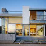 Stylish Exterior for Best Home Ideas with Clear Glass Sliding Doors and Modern Balcony