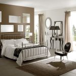 Traditional Bedroom using Old Fashioned Decorate Room Ideas with Metal Bed and White Bedding