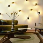 Unusual Wall Lamps on White Wall inside Extraordinary Living Room Decoration Ideas for Home