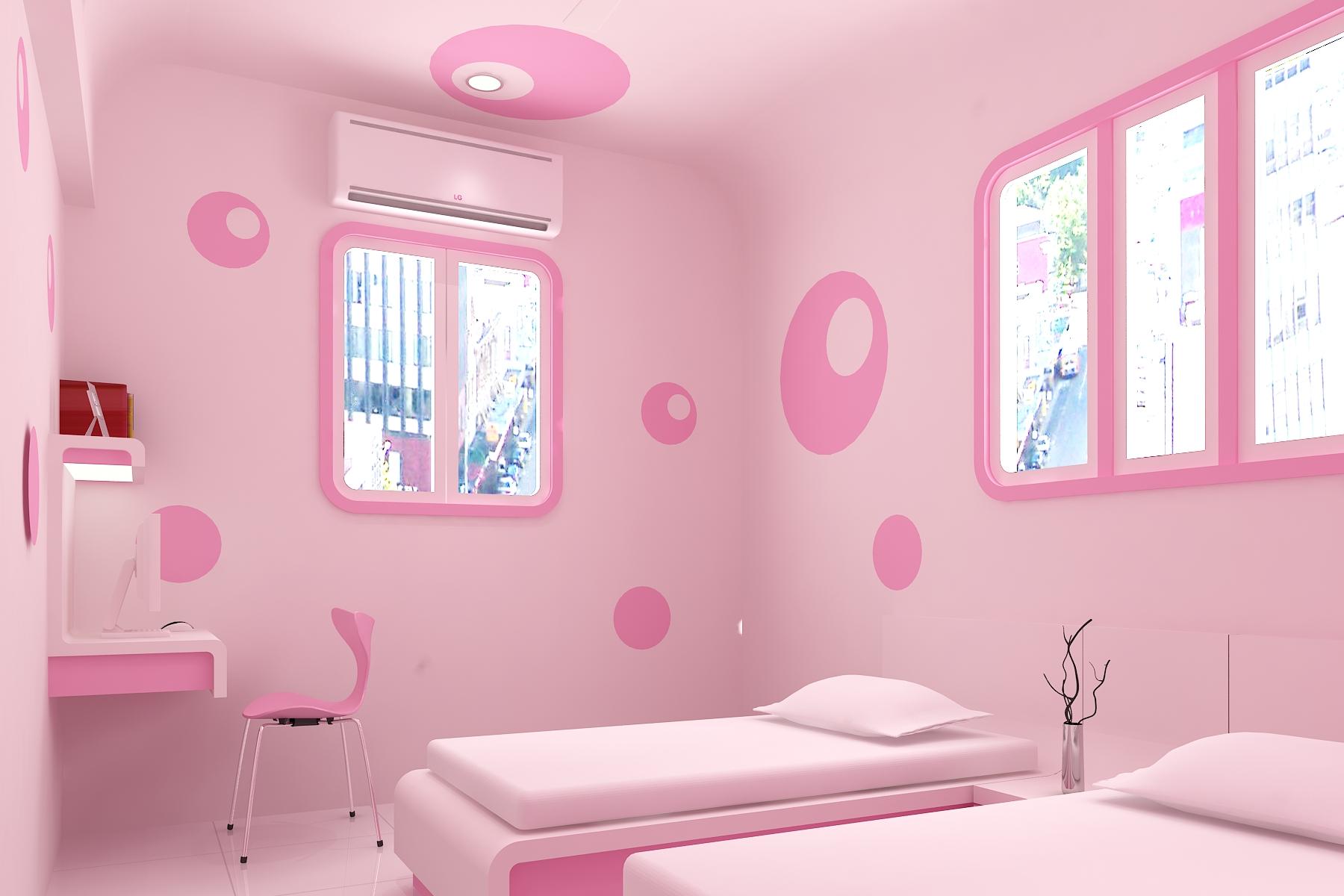 pink bedroom rooms decorating bed decoration para designs idea modern ninas teen chic chambre fille disenos tip