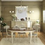 Captivating Decoration for  Classic Dining Table Desaigns with Nice Chair close Wooden  Circle Table
