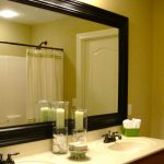 Intense Big Bathroom Mirrors Desaign Ideas on Nice Wall Paint plus White Pure Countertop