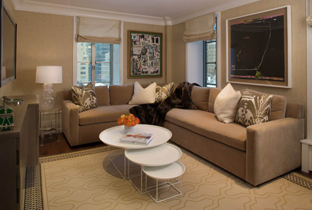 Airy Brown and Cream Living Room Designs Inspired from ...

