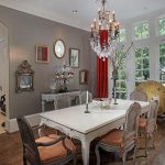 Alluring Design of Antique Dining Room Ideas with Rectangle Wooden Table also Comfortable Chair