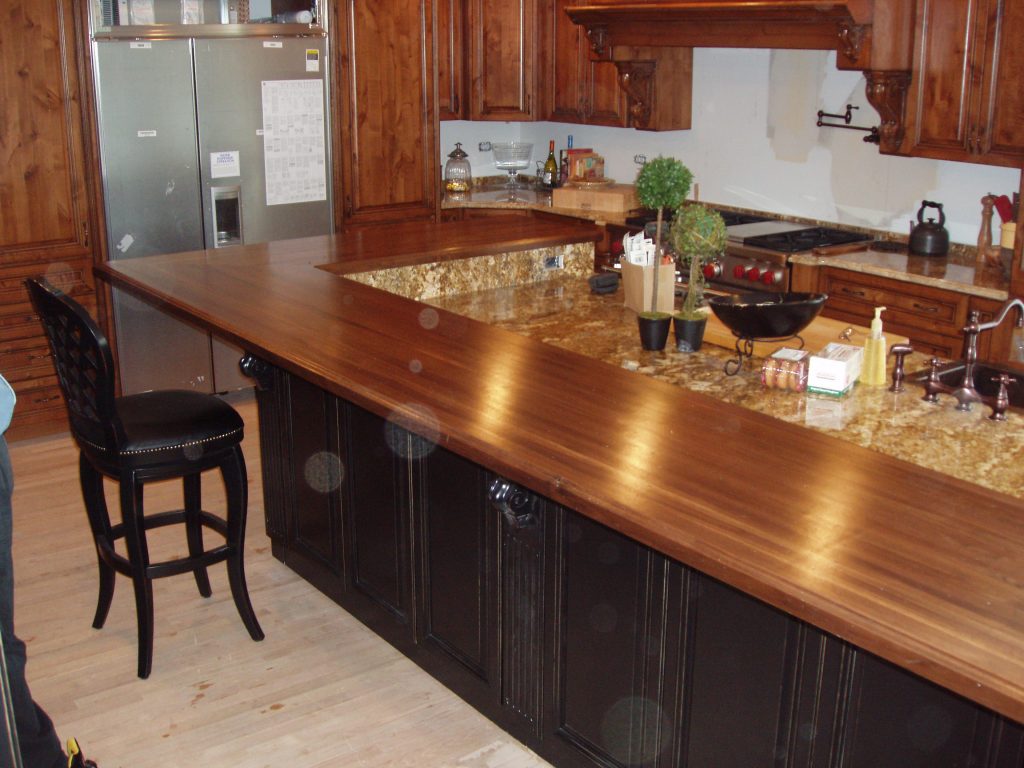 Natural Wooden Kitchen Countertops For A Trendy Look Ideas 4 Homes,Color Combination For Black And Gold