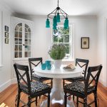 Angelic Dining Room with Small Kitchen Table Ideas also Wooden Chairs with Dark Cushion