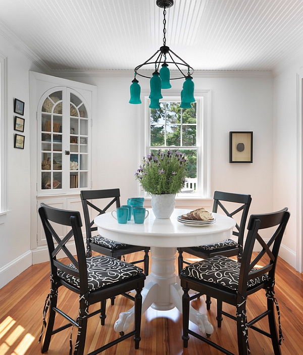 Angelic Dining Room with Small Kitchen Table Ideas also Wooden Chairs with Dark Cushion