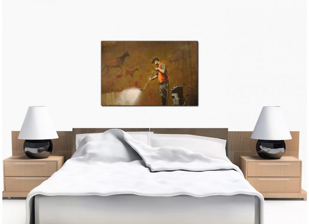 Canvas Print in Bedroom