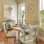 Grand Decor of Dining Room with Round Small Kitchen Table Ideas and Wooden Chairs