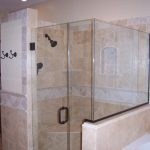 Magnificent Bathroom with Attractive Wall Decor plus Cute Vanity also Alumax Shower Doors