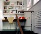Magnificent Bookshelve also Mounted Study Table plus cozy Chair for Small Office Furniture Ideas