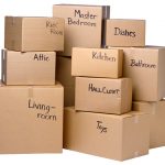 Marked Moving Boxes