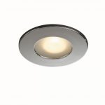 Remarkable Circle Lamp with Round Accent in the Middle for Massive Bathroom Lighting
