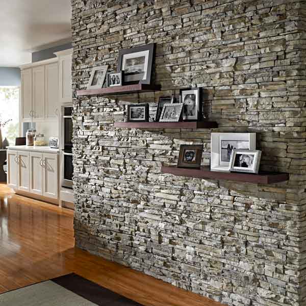 Stone Panel in Living Room