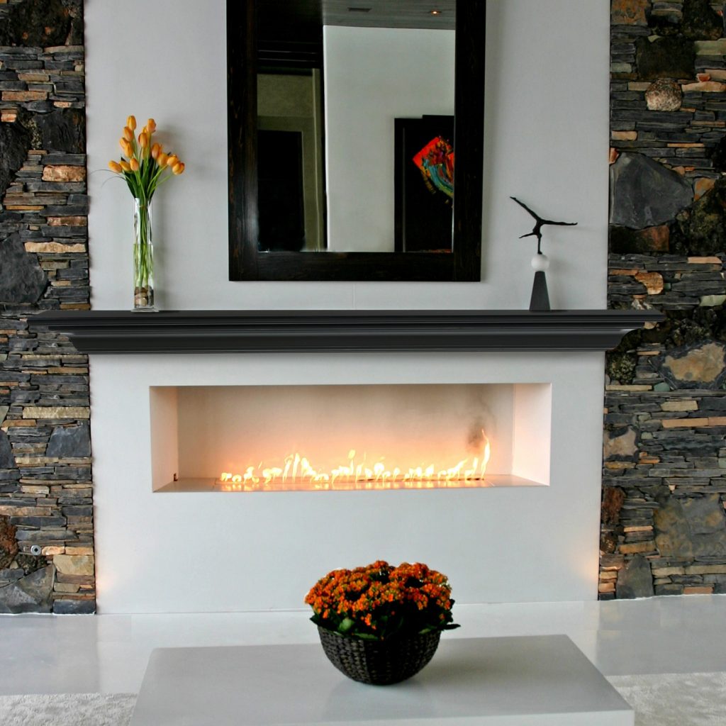 Fireplaces are mainly used as a source of heat but in addition to their practical functionality