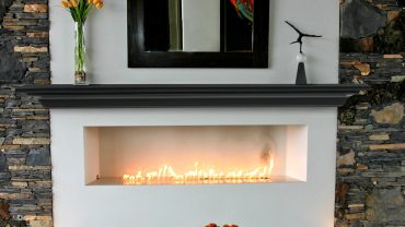 Wooden Fireplace Mantel Shelf