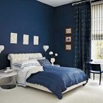Bedroom Design for Early Adult in Dark Blue Palette