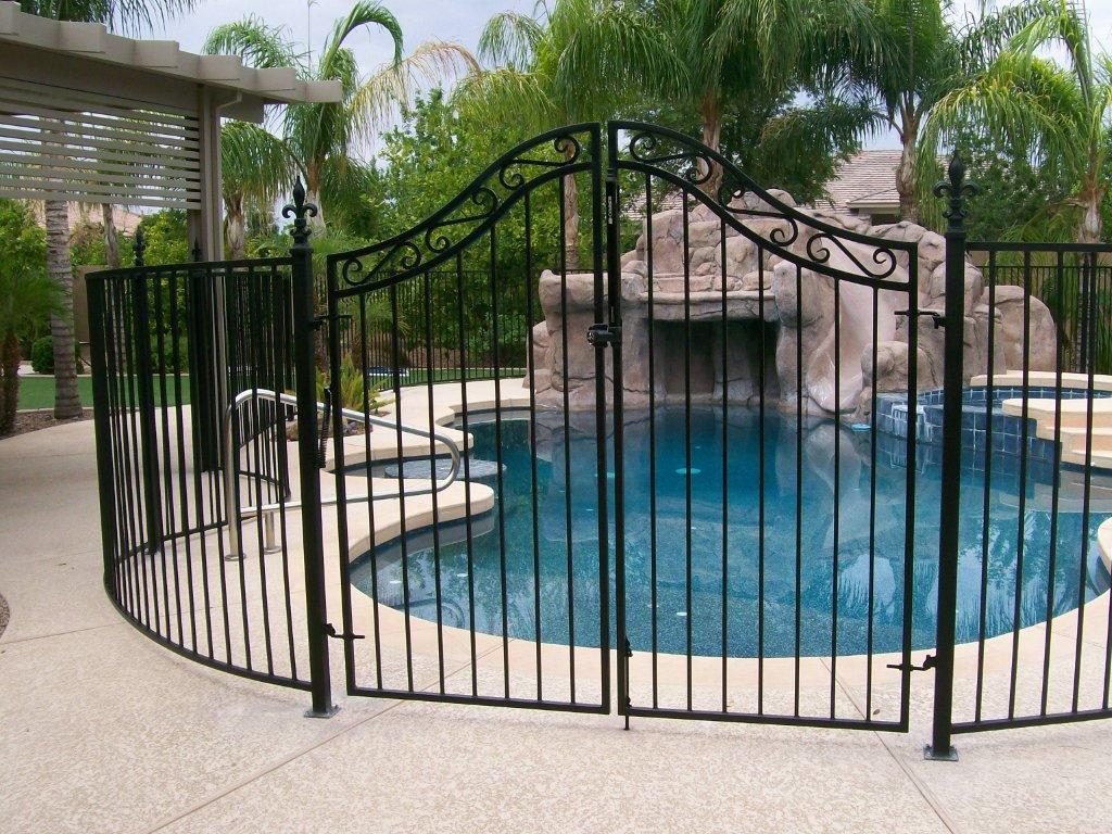 Wrought Iron Swimming Pool Fence