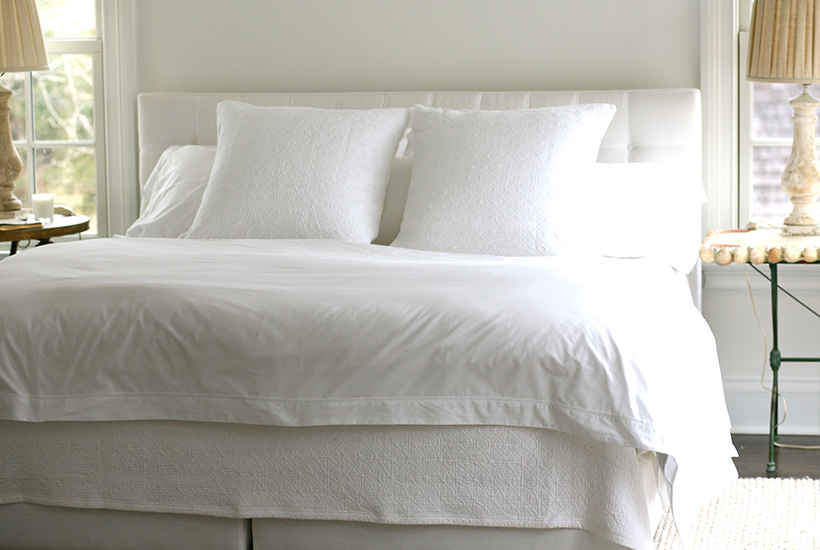White on White Bedding