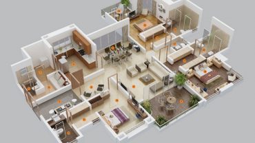 Three Bedroom House Plans