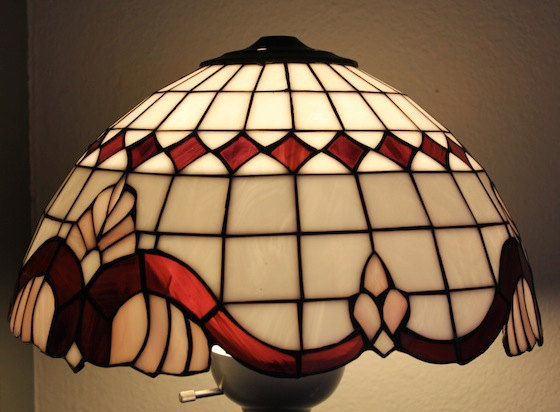 Antique Glass Lampshade