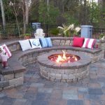 backyard ideas with fire pits ShabbyChic Style Medium -