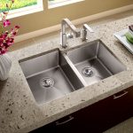 Stainless steel undermount kitchen sink