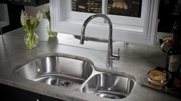contemporary undermount kitchen sink