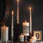 Halloween Lace Candles
